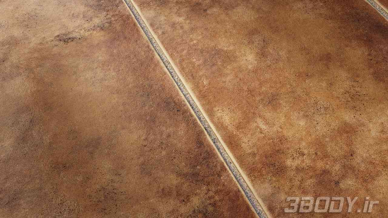 متریال کاشی کف floor tile    قهوه ای عکس 1